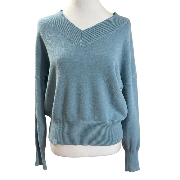 Philosophy Blue‎ V Neck Sweater Sz M - Picture 1 of 6